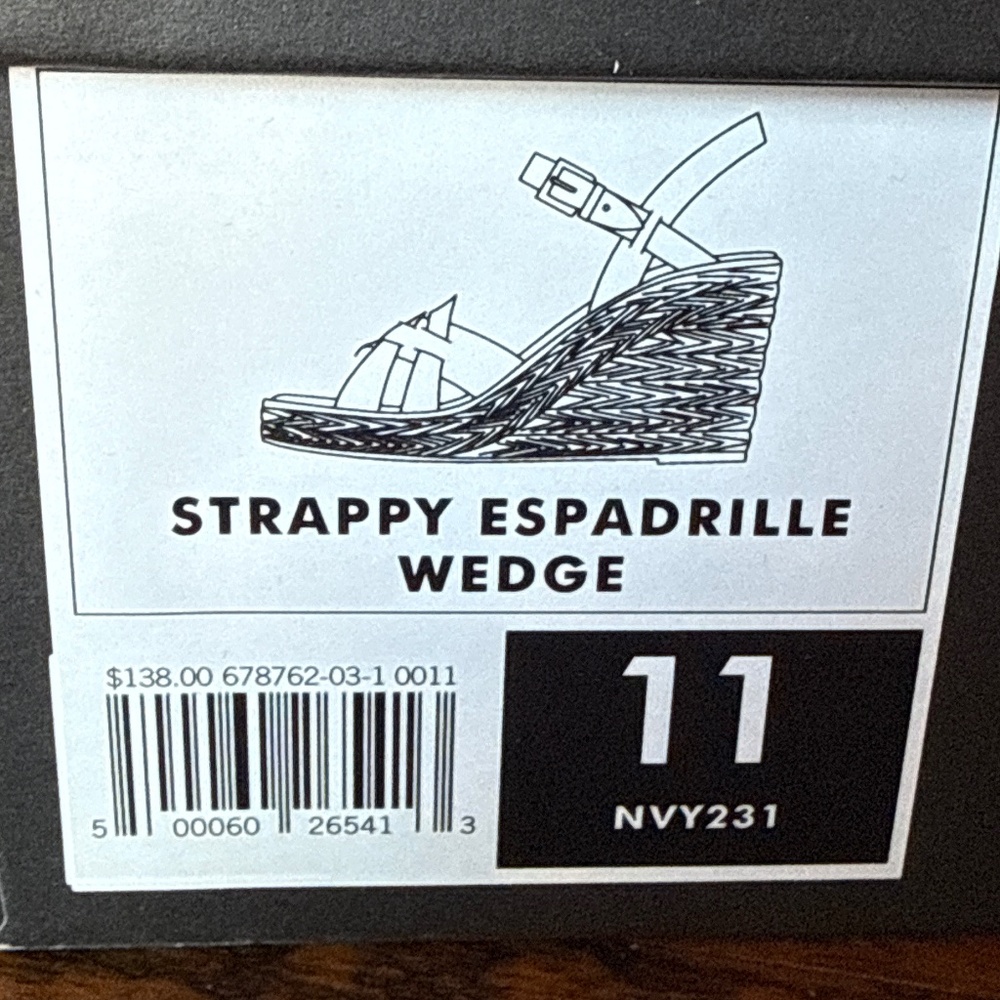 Banana Republic - brand new strappy eapadrille wedge